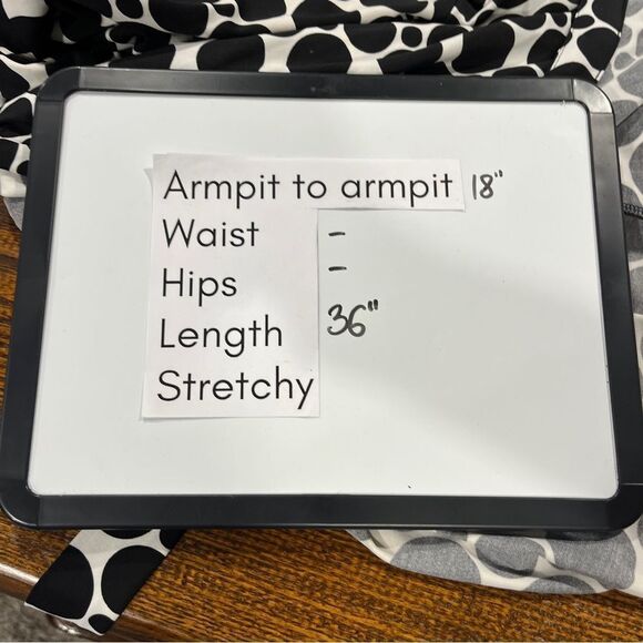 Elegant Black and White Polka Dot Dress - Picture 10 of 14